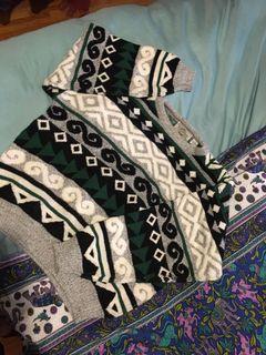 Vintage large ugly sweater cozy