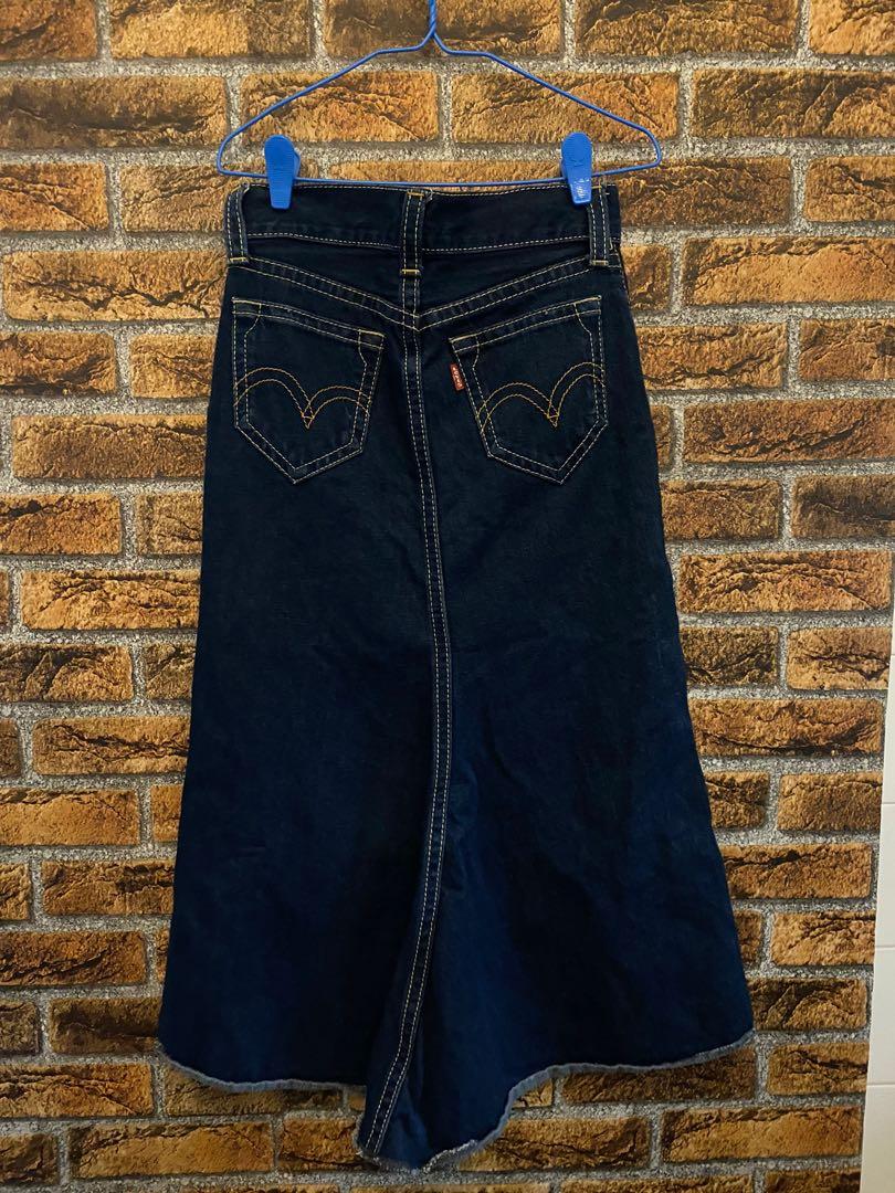 Vintage Levi's Denim Midi Skirt, Women's Fashion, Bottoms, Skirts on  Carousell