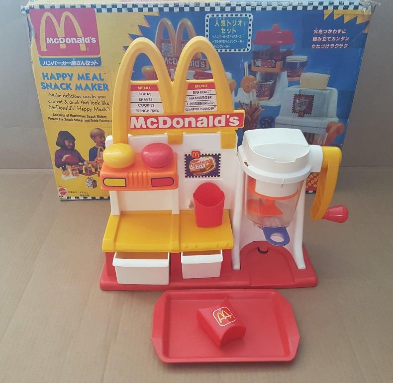 Vintage McDonald’s Toy, Set of McDonald’s Happy Meal Snack Maker, Model 10335, Old Toy, Retro