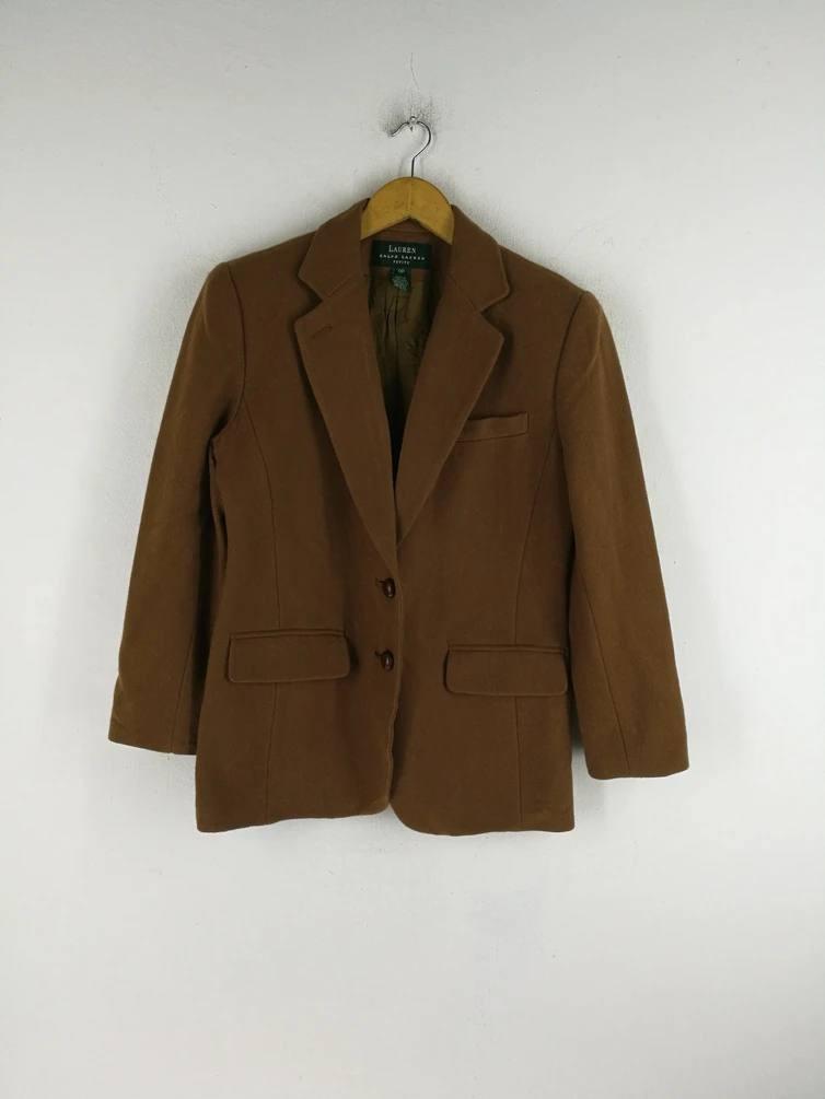 Vintage Polo Ralph Lauren Green Label Wool Coat, Men's ...