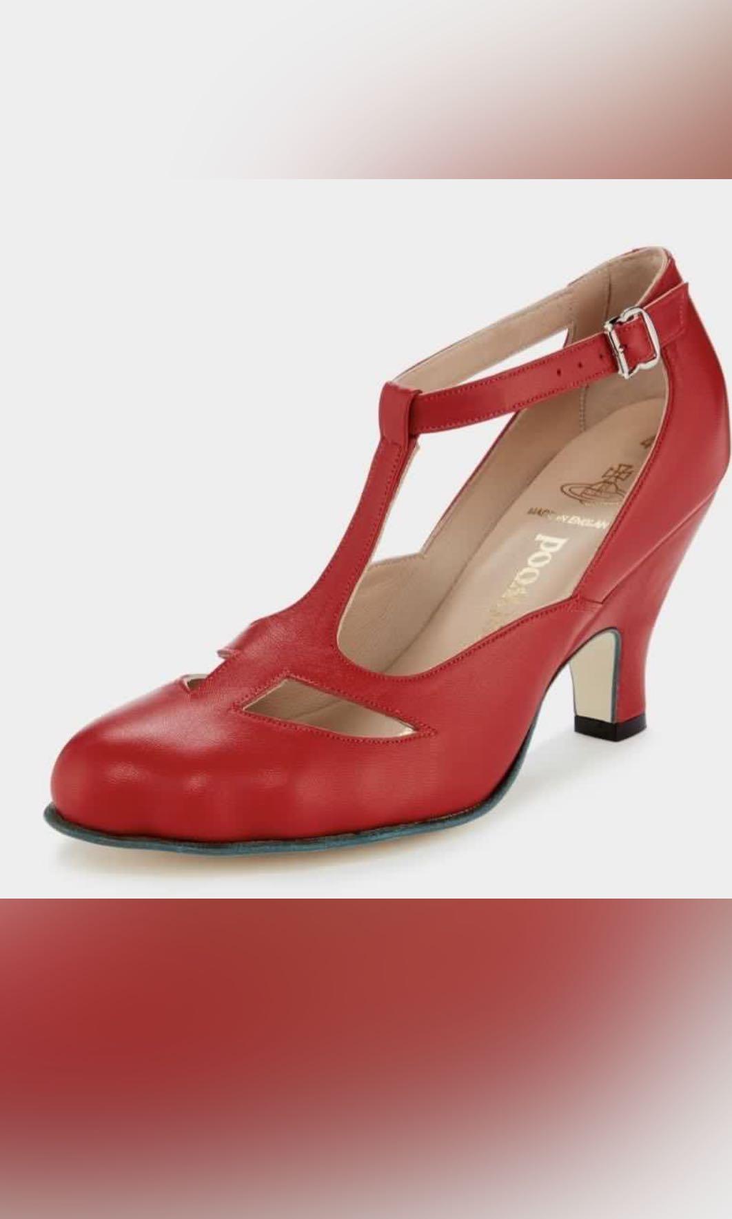 Red t bar shoes outlet