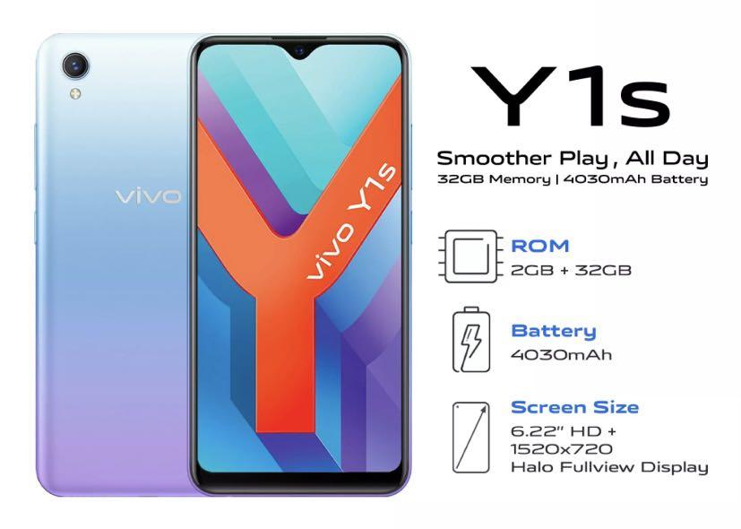 Vivo y1s on sale images