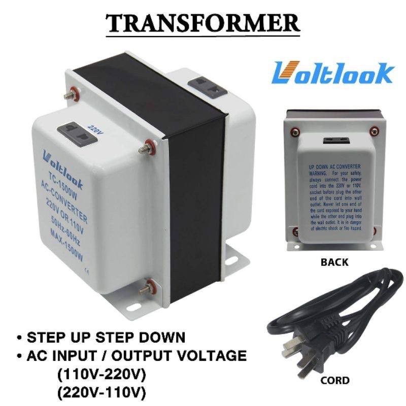 Voltlook Auto Switch Transformer (110V220V)50W to 750W, TV & Home