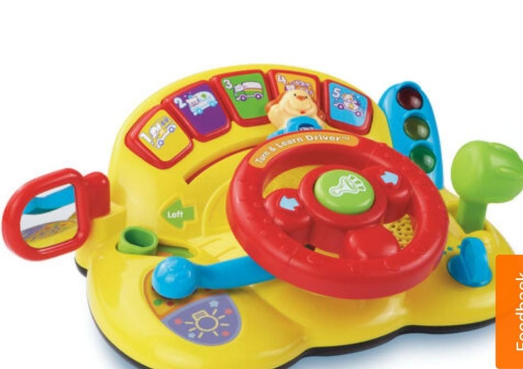 Vtech Turn & Learn Driver, Babies & Kids, Infant Playtime on Carousell