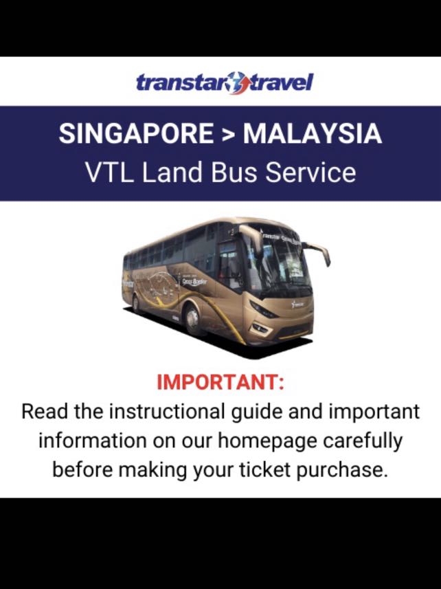 Vtl bus transtar Malaysia Travel