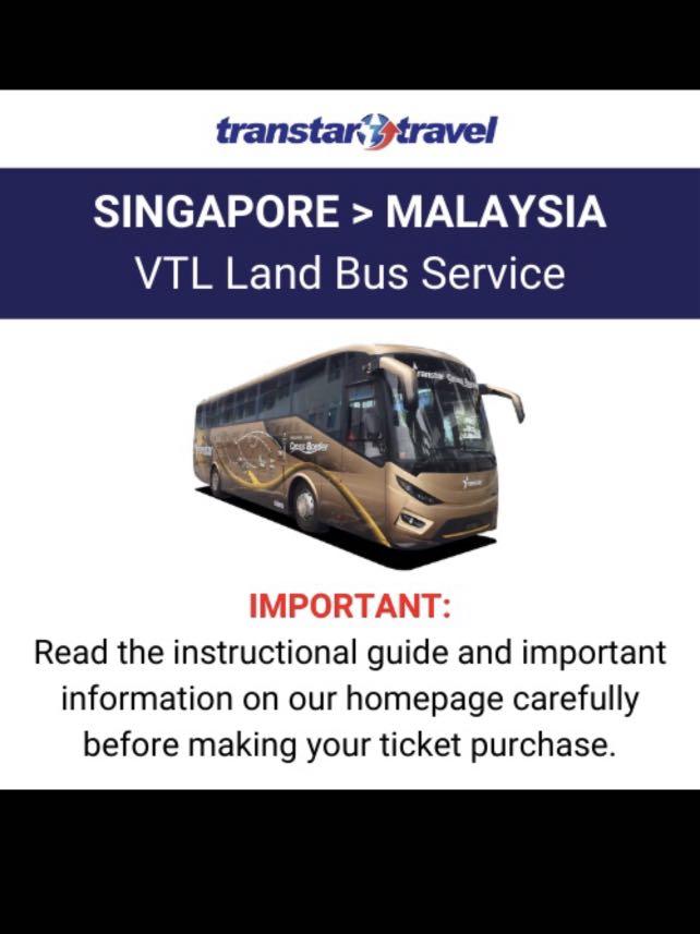 Ticket bus transtar vtl VTL Land