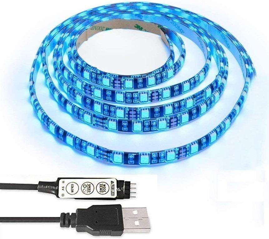 LED TV Backlight, Bason 6.56ft USB LED Strip Lights for 32-58 inch TV/Monitor  Backlight, SMD 5050 LED TV Lights with Remote,4096 DIY Colors Changing for  Home Theater. 