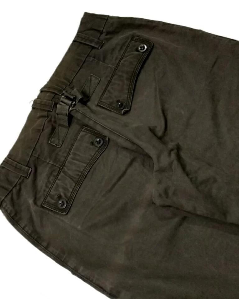 WorkPants Olive cinchback, Fesyen Pria 