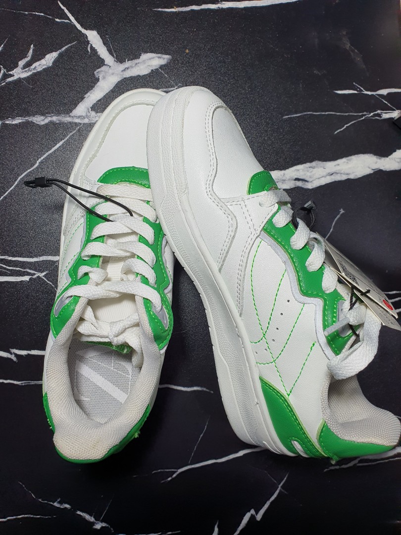 zara contrast trainers