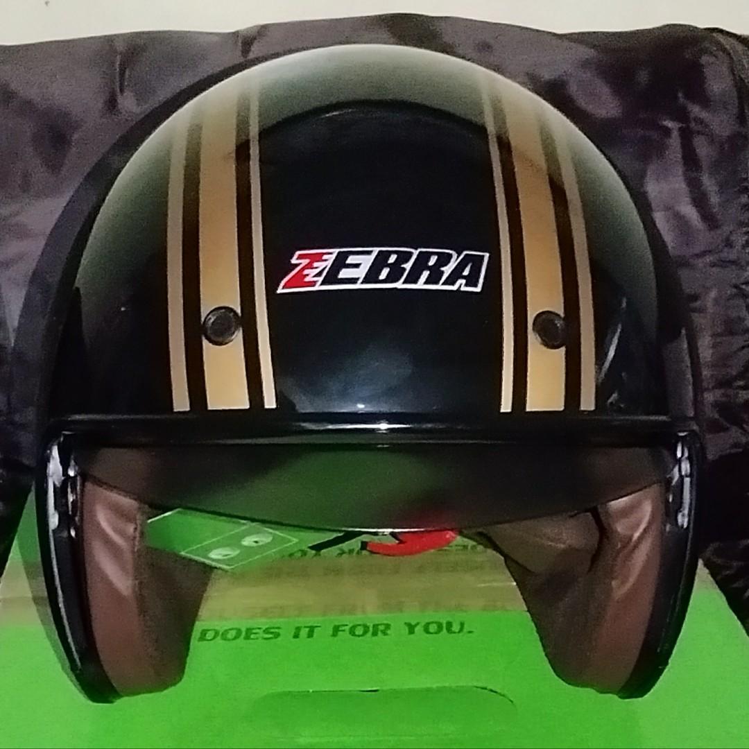 Zebra vintage helmet sales