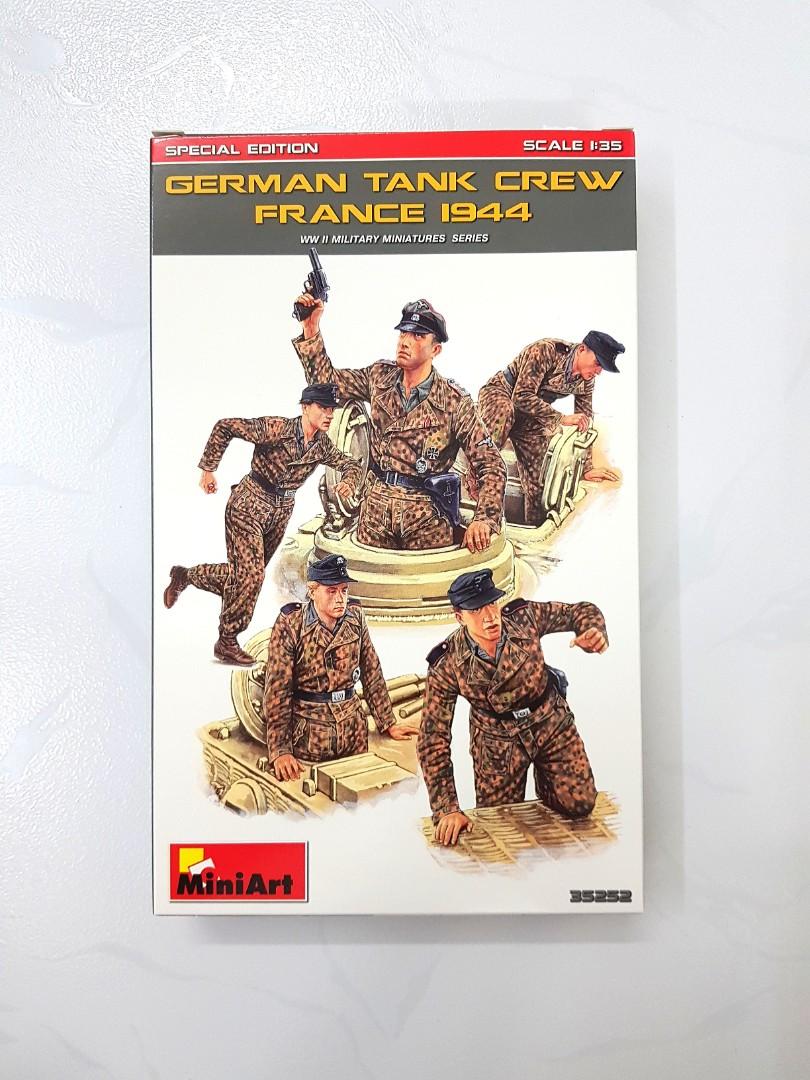 FRANCE 1944 Miniart 35252 1/35 GERMAN TANK CREW SPECIAL EDITION 