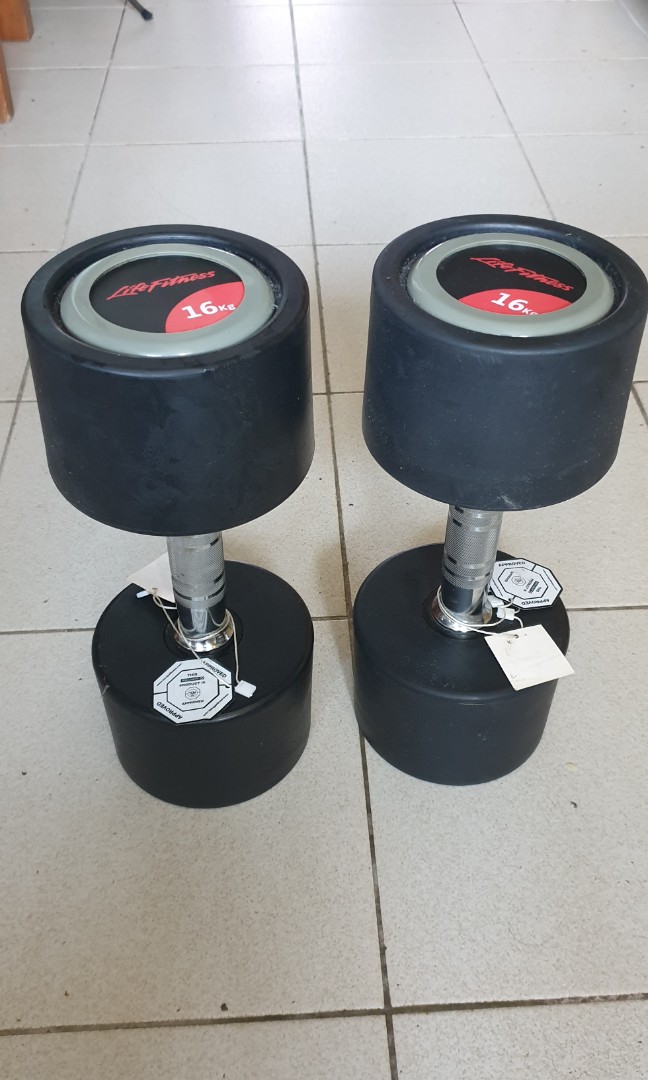 Dumbbell life fitness on sale