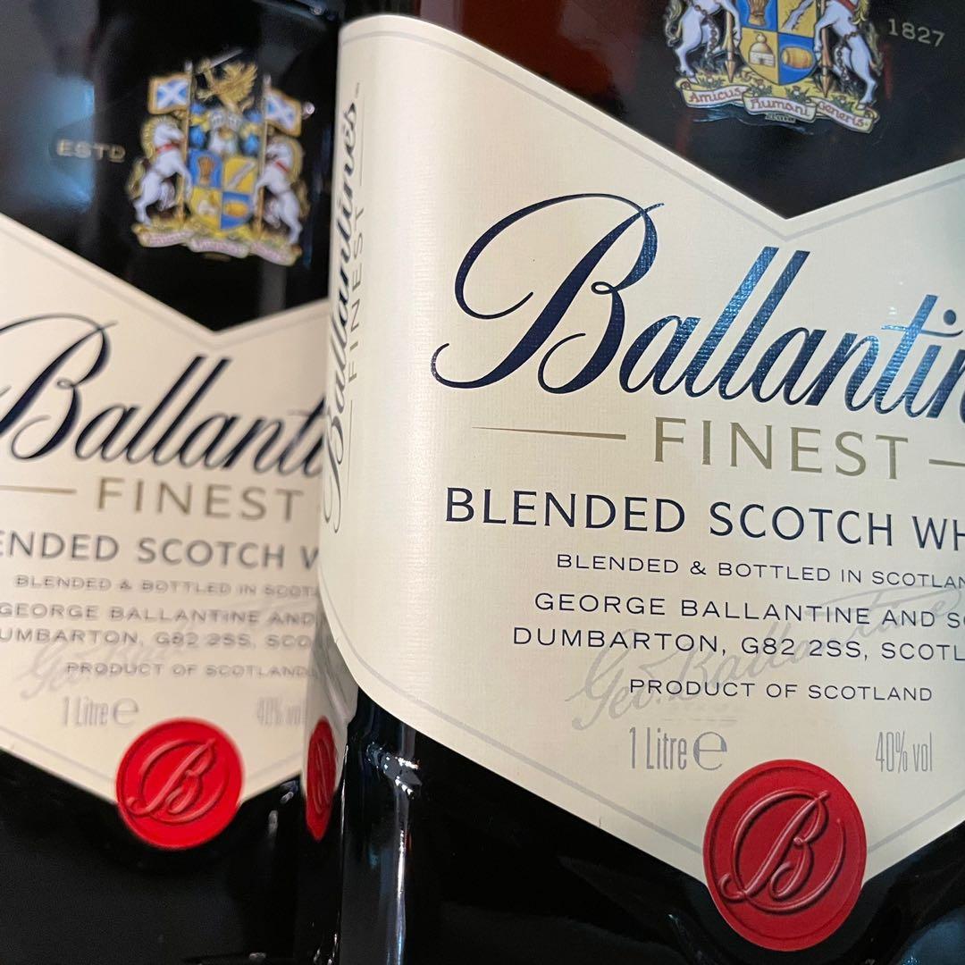 Ballantine's, Whisky Ballantine's Finest Blended Scotch + 1 glass, 0.7L,  40% alc., Scotland
