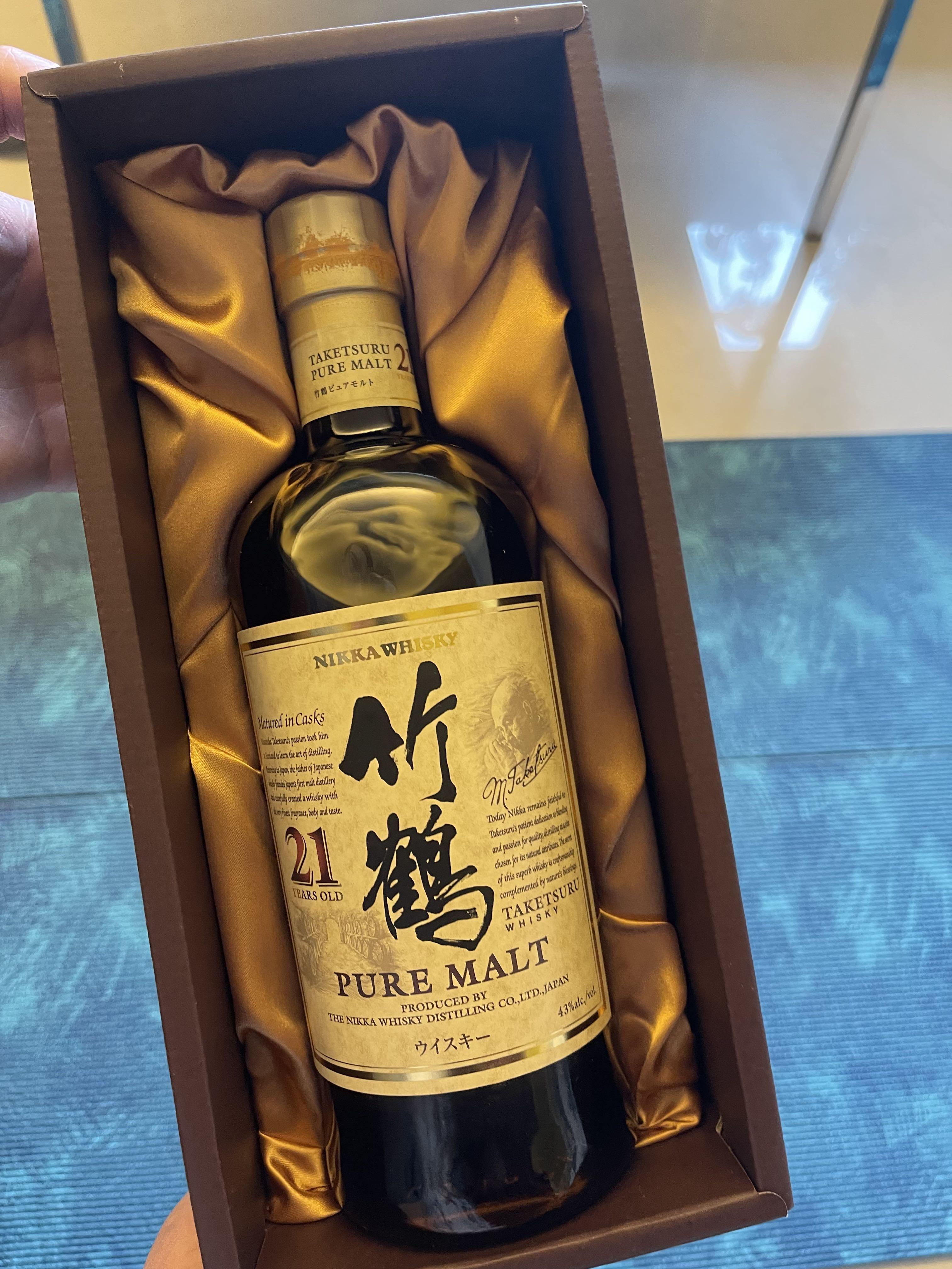 竹鶴21年TakeTsuru 21 Japanese Nikka Whisky 已停產未開封全新連盒 