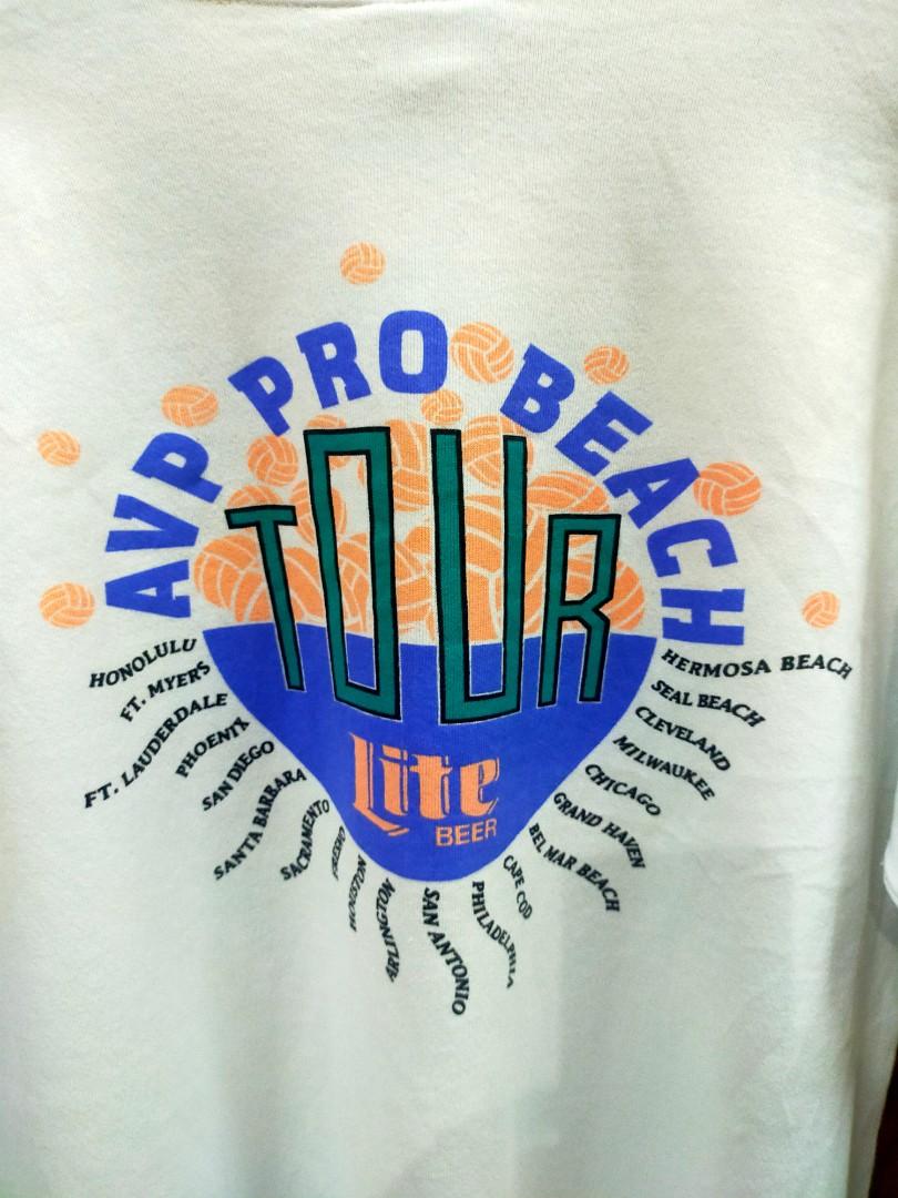 90s Vintage Avp Pro Beach Volleyball Sweatshirt, Men's Fashion, Tops