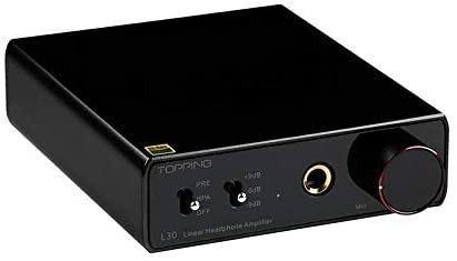 Linsoul Topping L30 Mini Portable HiFi Headphone Amplifier with NFCA Setup for Musician Audiophile Silver 