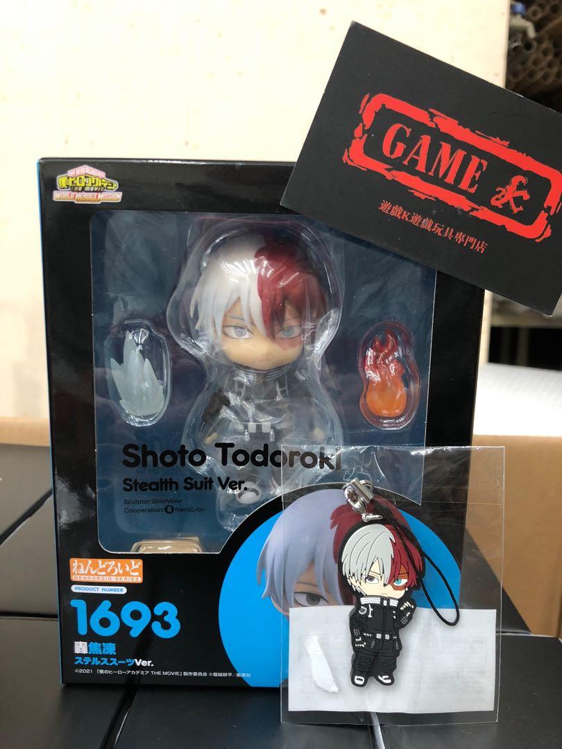 Nendoroid No. 1693 My Hero Academia World Heroes' Mission: Shoto Todoroki  Stealth Suit Ver. [GSC Online Shop Exclusive Ver.]