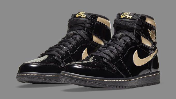 Jordan 1 hot sale navy gold