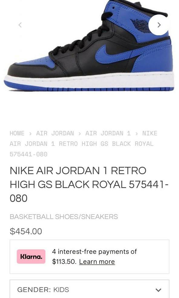 jordan retro 1 black royal blue