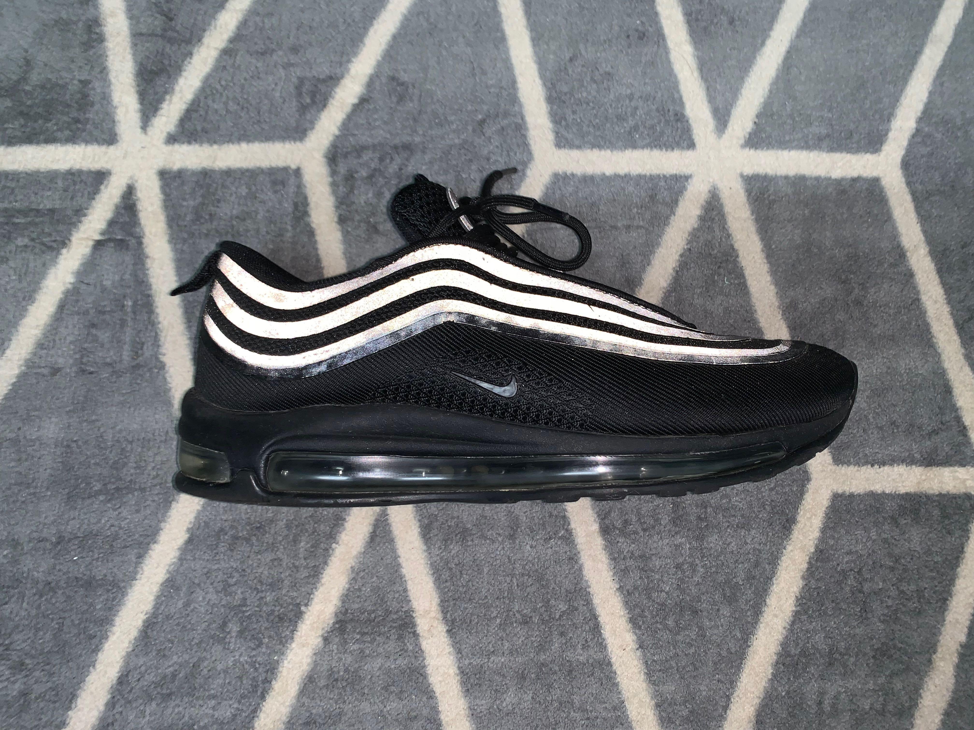Air max 97 triple black white stripe sale