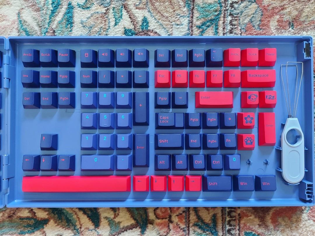 Akko Neon Keycaps PBT Doubleshot Keycaps, Computers & Tech, Parts ...