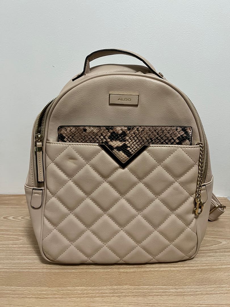 aldo brown backpack