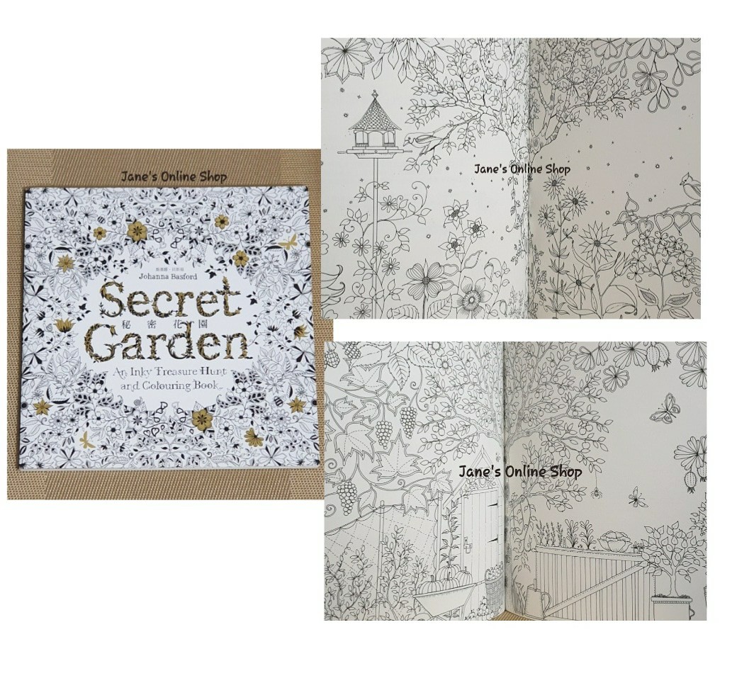 An Inky Treasure Hunt and Colouring Book. Colouring Book by Johanna ...