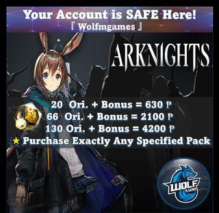Arknights Top-up [LEGAL]