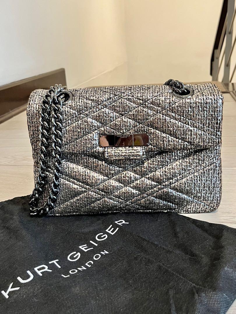 Kurt geiger gunmetal bag sales
