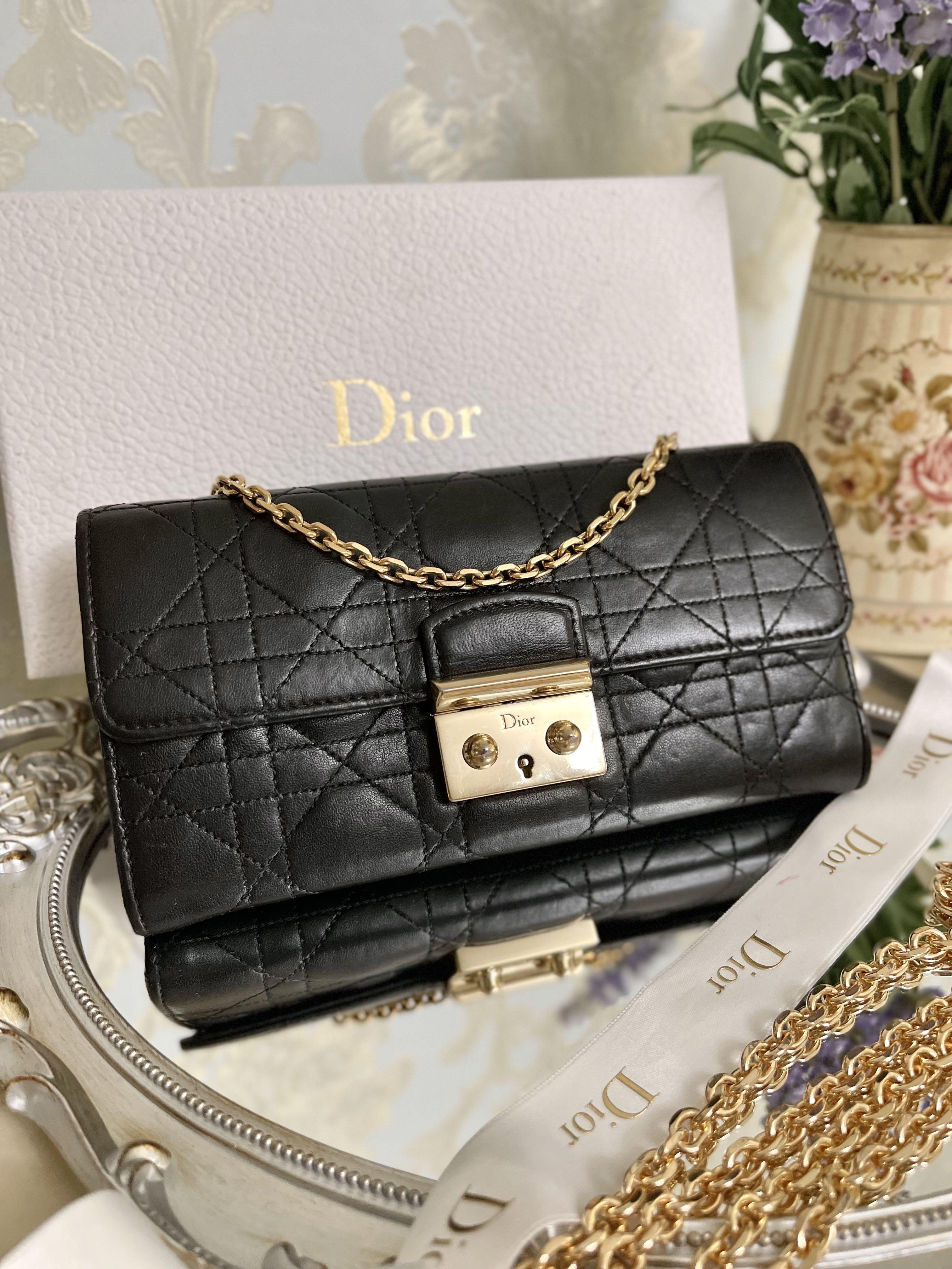 Dior cannage wallet on chain deals