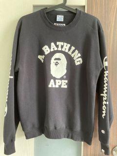 Bape X Champion College Sweatshirt Size L