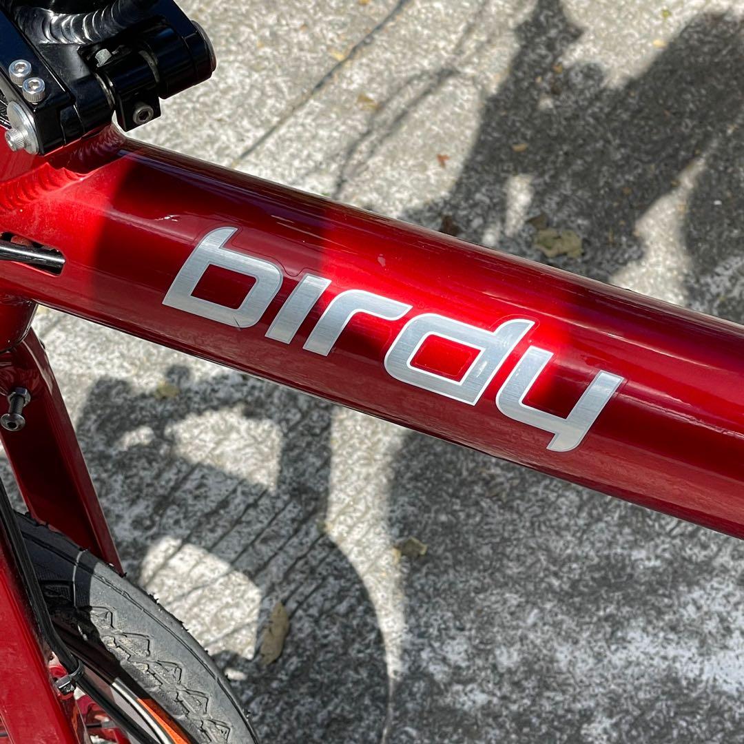 Birdy Classic Folding Bike in Fiery Red, Sports Equipment, Bicycles