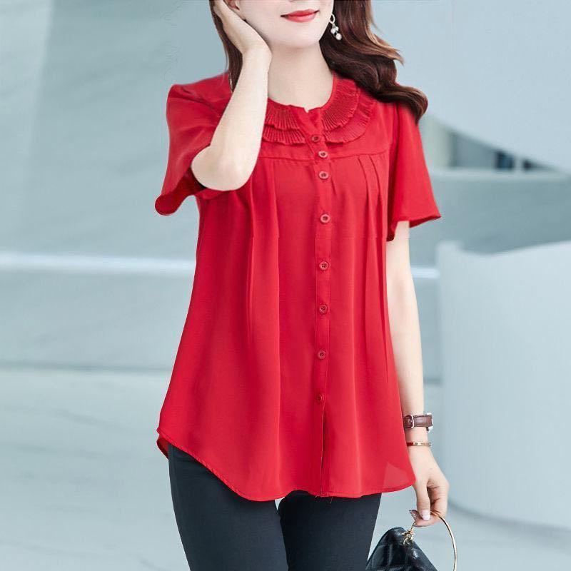 Preorder Stock FREE SHIPPING 5-7 DAYS SHIPPING TIME-Women's Plus Size Blouse Ladies Casual Chiffon Short Sleeves T-shirt Fashion Summer Korean Style Top, Women's Fashion, Tops, Other Tops on Carousell Preorder Stock Free Shipping 5-7 Days Shipping Time-Women'S Plus Size Blouse Ladies Casual Chiffon Short Sleeves T-Shirt Fashion Summer Korean Style Top, Women'S Fashion, Tops, Other Tops On Carousell