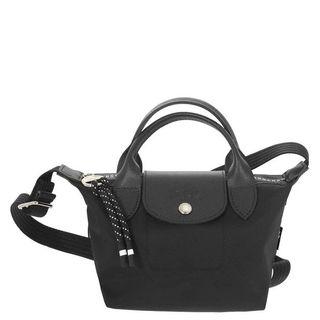 Le Pliage Energy L Handbag Black - Recycled canvas (L1515HSR001)