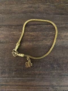 Brass chain with Rabbit charm
