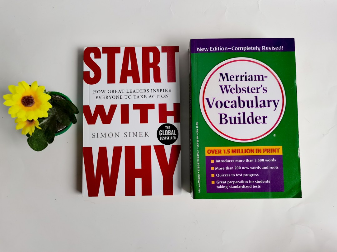 Bundle " MerriamWebster's Vocabulary Builder & Start With Why, Hobbies