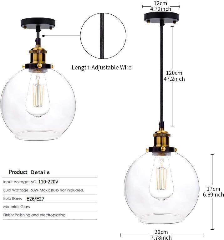 Frideko vintage clearance ceiling light