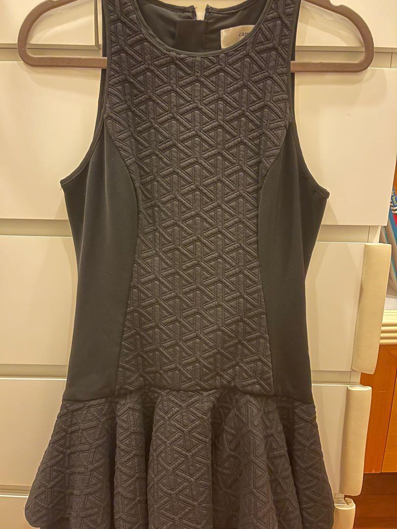 Cameo The Label Black Embossed Dress, Women's Fashion, Dresses & Sets
