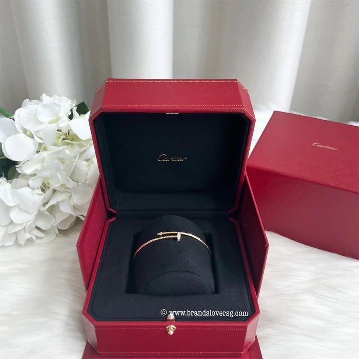 Cartier Love Juc Bracelet bangle lined box and paper bag Red ref.955185 -  Joli Closet