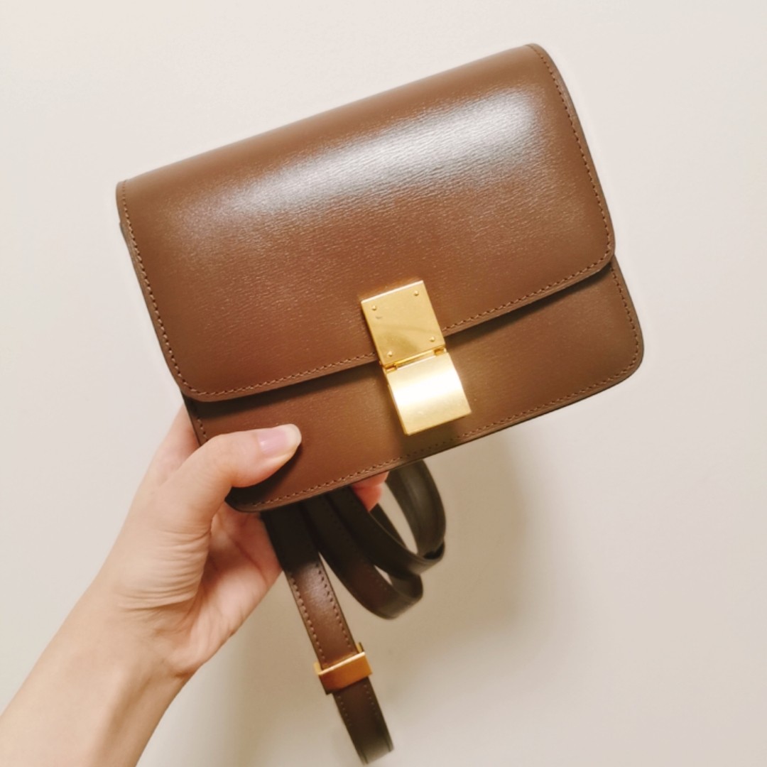 Celine Mini Box Bag In Calfskin Leather, Women'S Fashion, Bags & Wallets,  Cross-Body Bags On Carousell