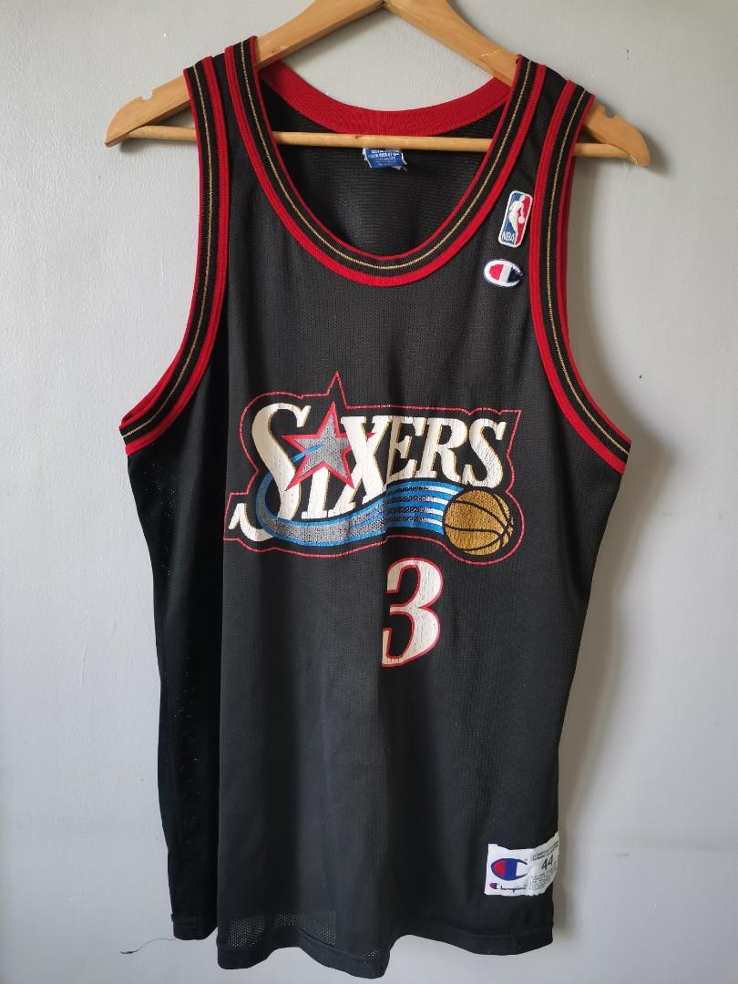 CHAMPION Philadelphia 76ers Allen Iverson jersey nike adidas jordan kobe lebron