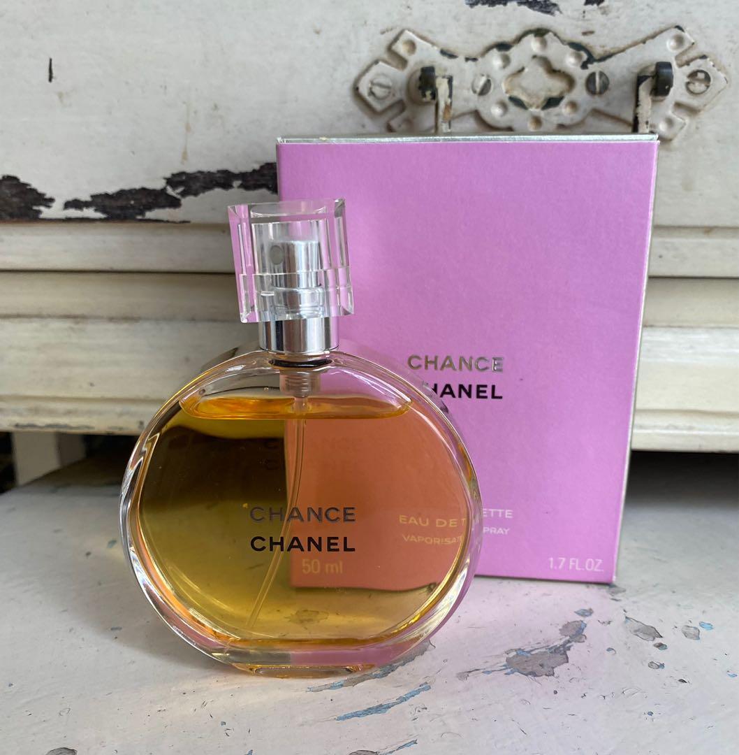 CHANEL Chance Perfume 50ml with box FREE NM, Beauty & Personal Care,  Fragrance & Deodorants on Carousell