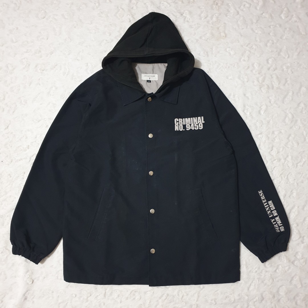 Coach jacket online and hoodie