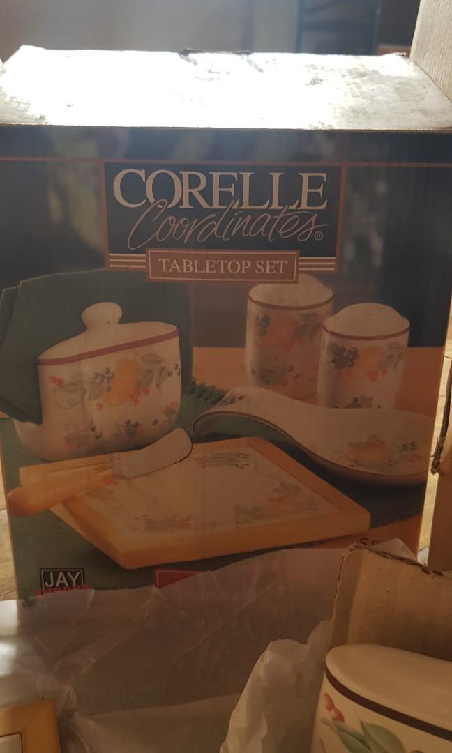 Corelle table top, Furniture & Home Living, Kitchenware & Tableware