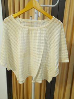 Crop top rajut