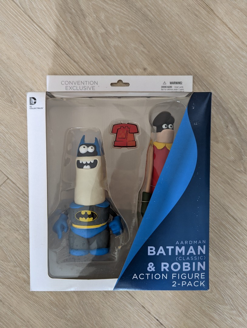 DC Collectibles Aardman Batman and Robin Action Figure Convention