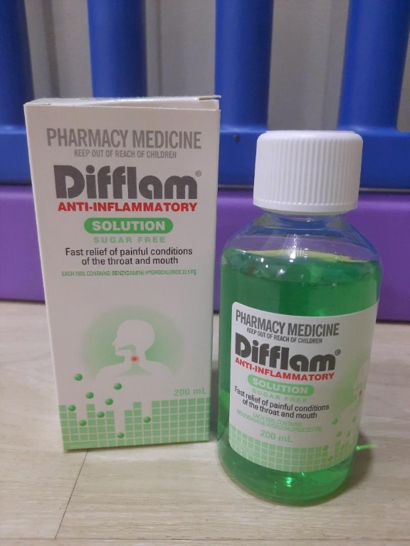 Difflam antiinflammatory mouthwash 200ml, Everything Else on Carousell