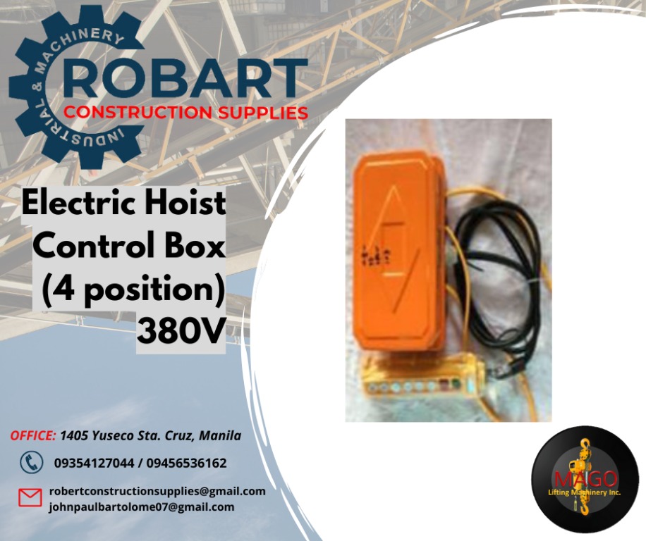 Electric Hoist Control Box (4 position) 380V, Commercial & Industrial