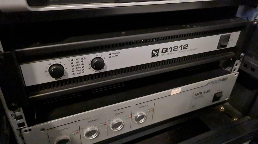 EV Q1212 Power Amplifier, Audio, Soundbars, Speakers & Amplifiers on