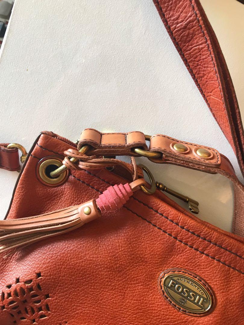 Fossil Campbell Hobo crossbody, Women's Fashion, Bags & Wallets